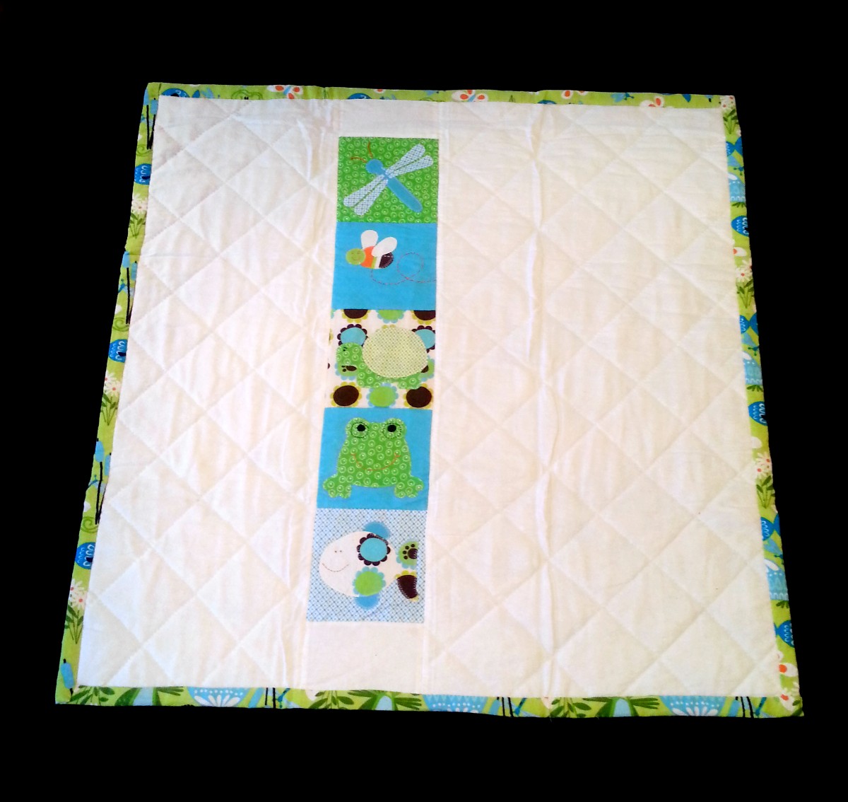 js2Frog Baby Quilt