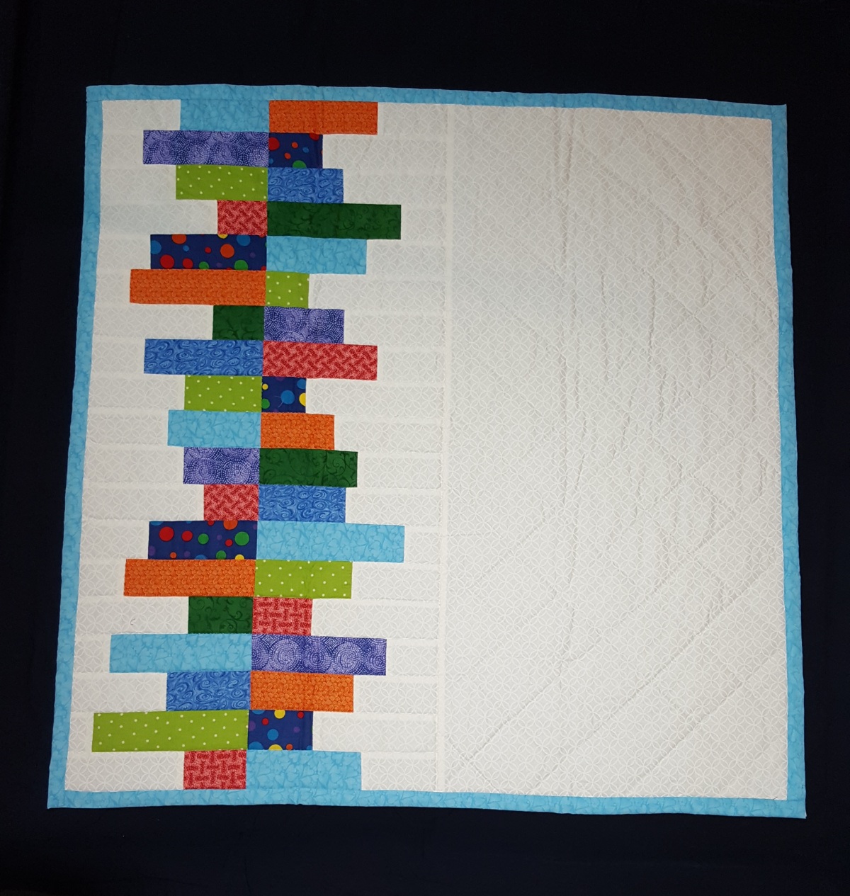 js8 Rectangles Baby Quilt