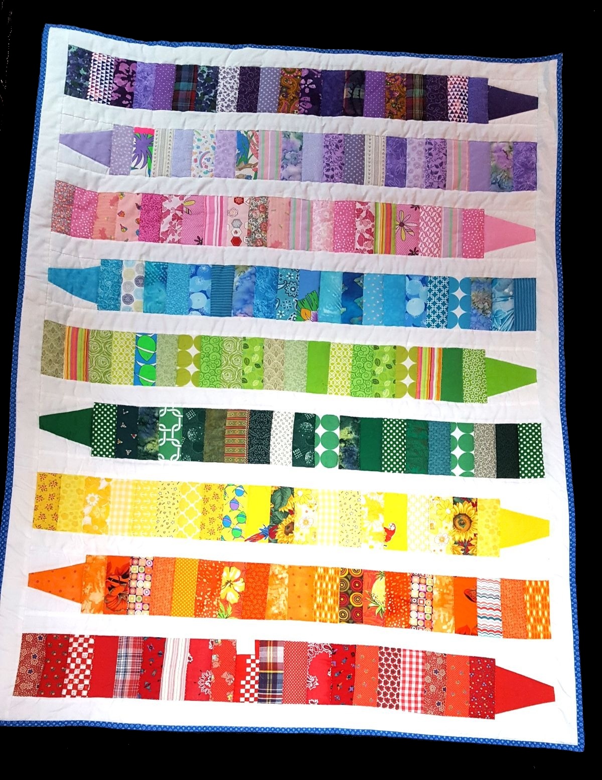 js9 Crayon Baby Quilt